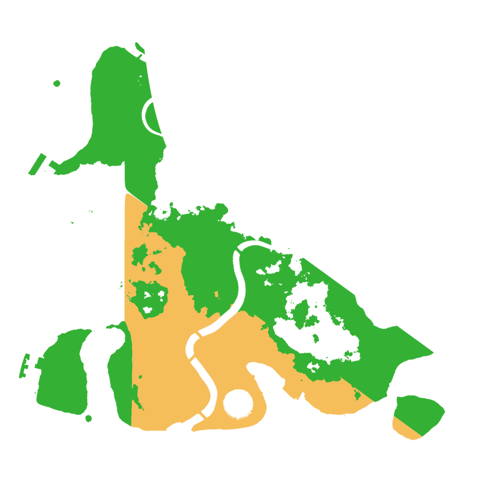 Biome Rust Map: Procedural Map, Size: 3000, Seed: 17575