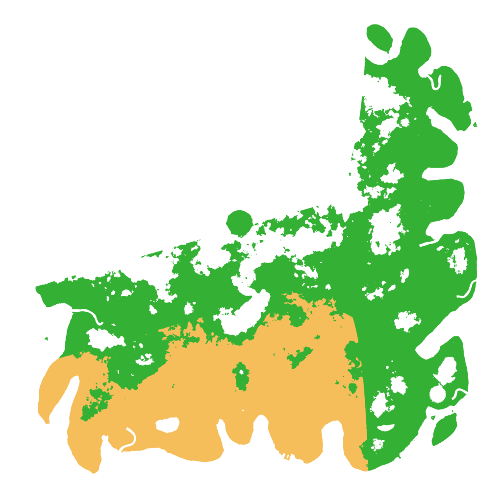Biome Rust Map: Procedural Map, Size: 5400, Seed: 406927476