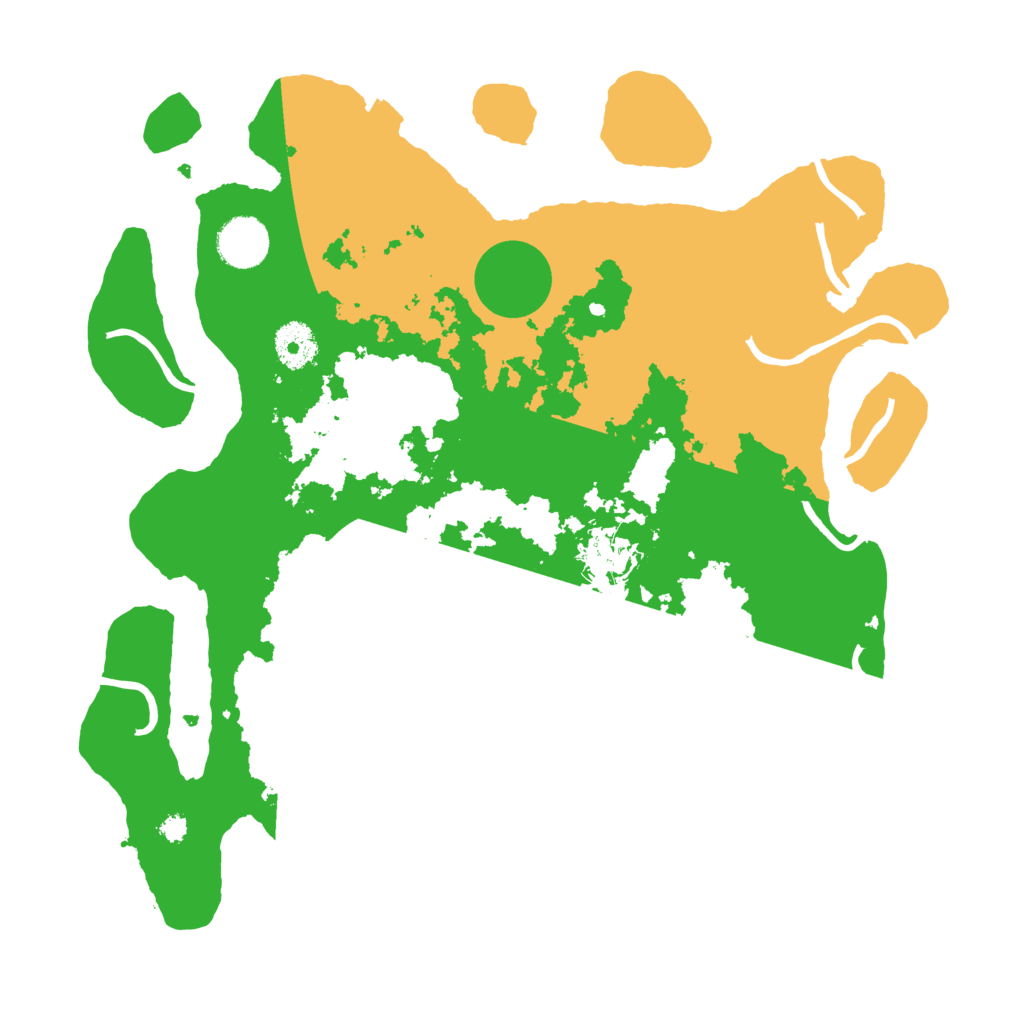 Biome Rust Map: Procedural Map, Size: 3500, Seed: 242142303