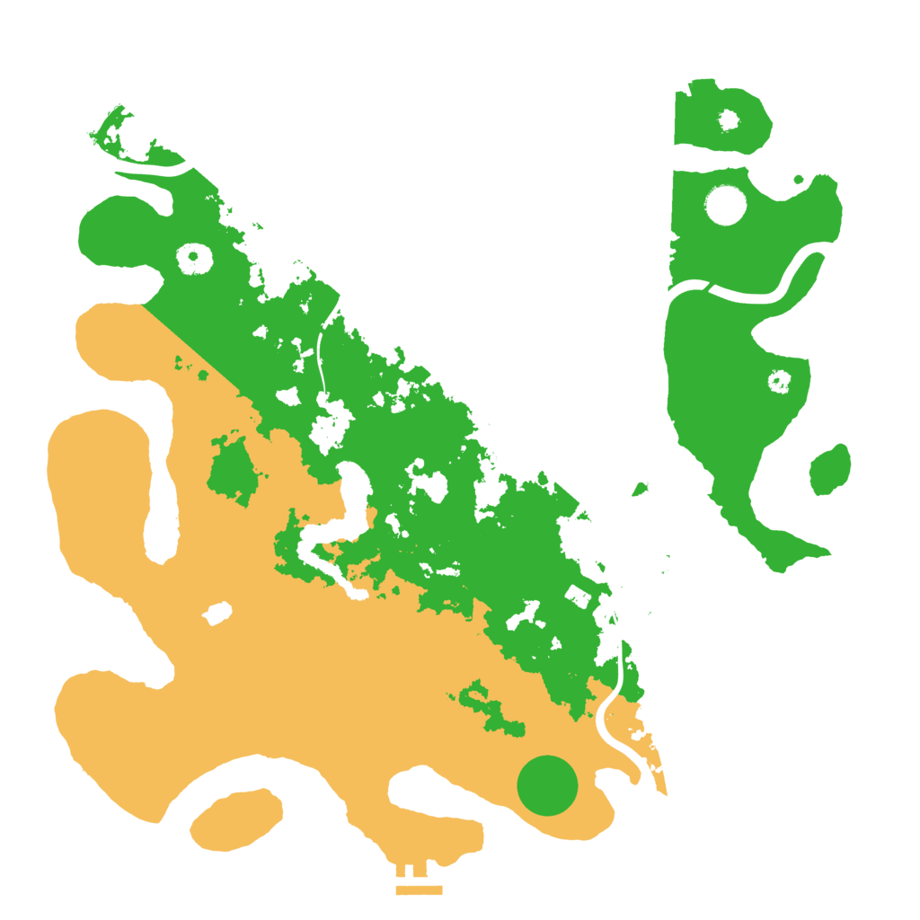 Biome Rust Map: Procedural Map, Size: 4000, Seed: 549492111