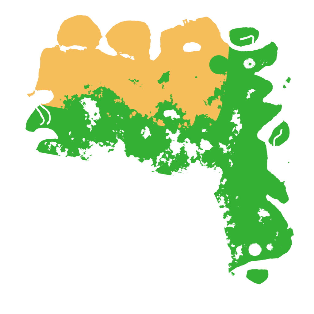 Biome Rust Map: Procedural Map, Size: 4400, Seed: 79862547