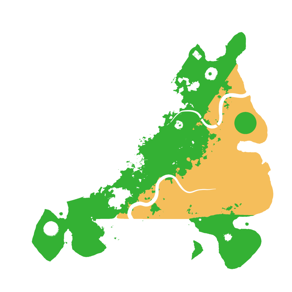 Biome Rust Map: Procedural Map, Size: 3500, Seed: 667499362