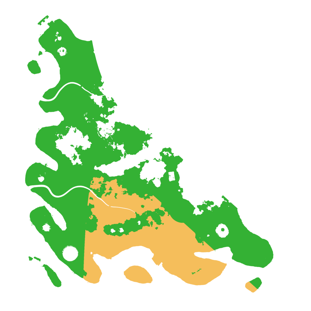 Biome Rust Map: Procedural Map, Size: 3600, Seed: 39759417