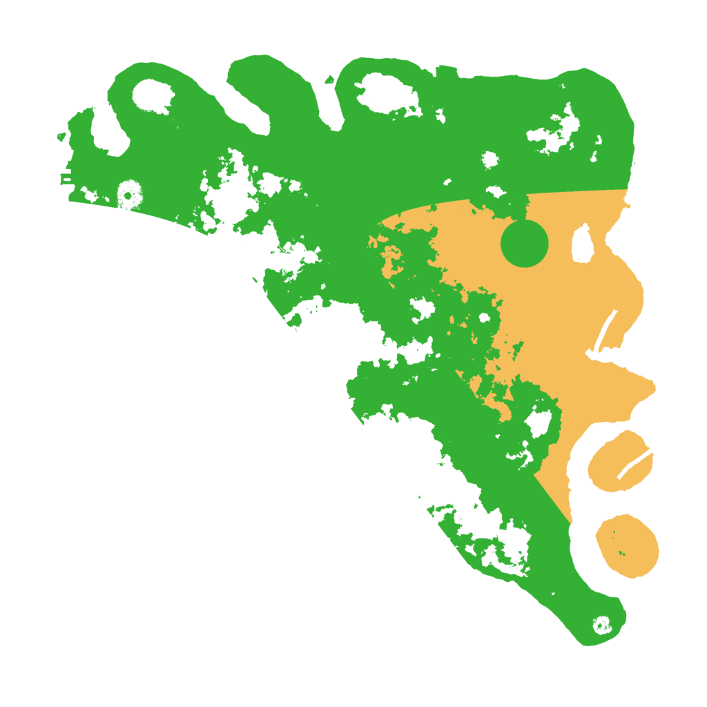 Biome Rust Map: Procedural Map, Size: 3900, Seed: 16099336