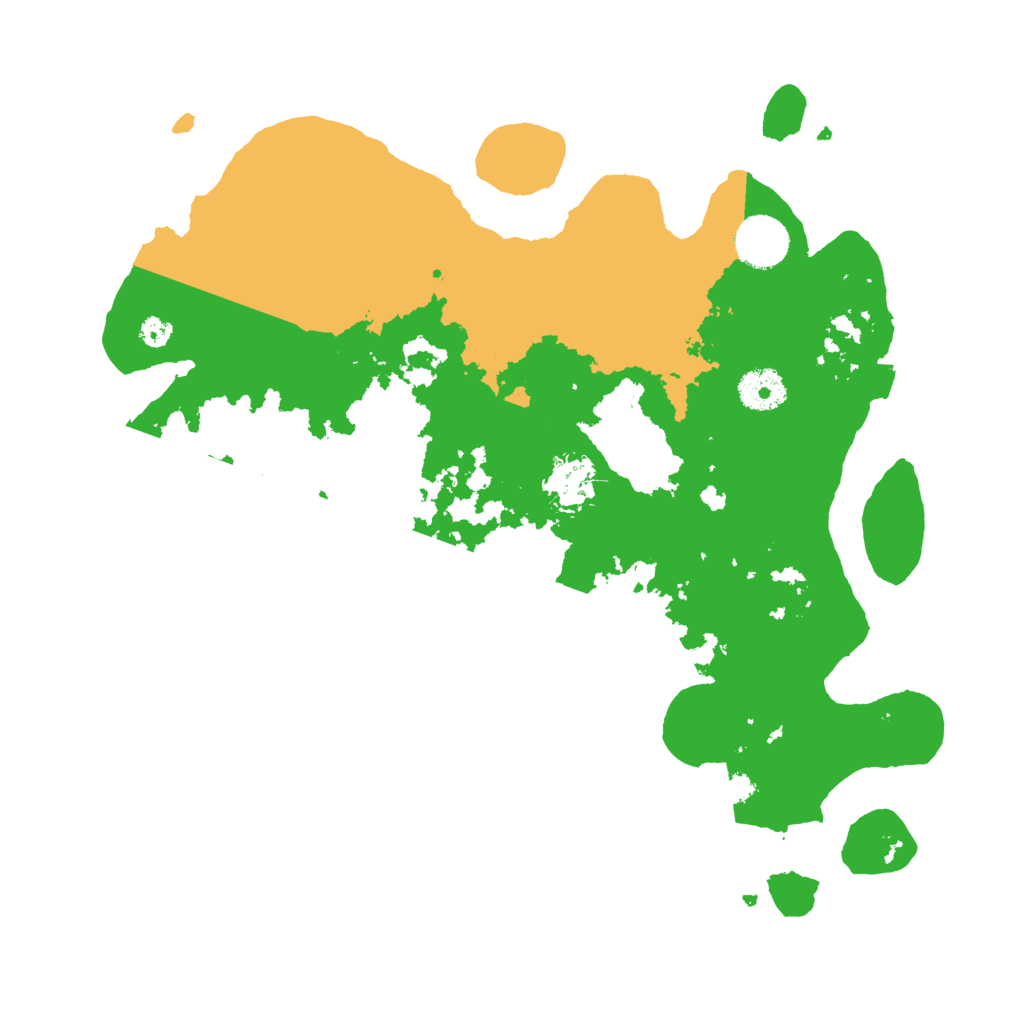 Biome Rust Map: Procedural Map, Size: 3450, Seed: 80602859