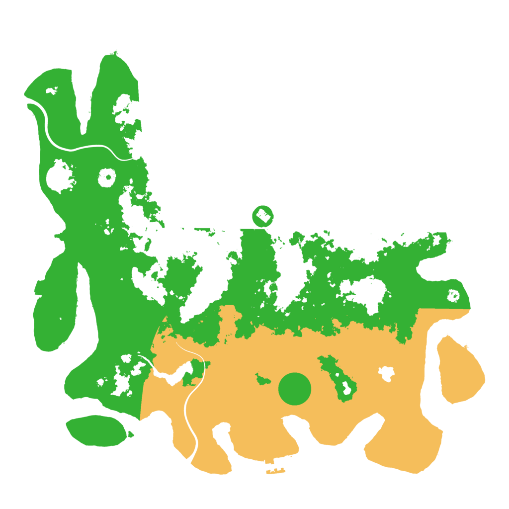 Biome Rust Map: Procedural Map, Size: 4100, Seed: 28895177