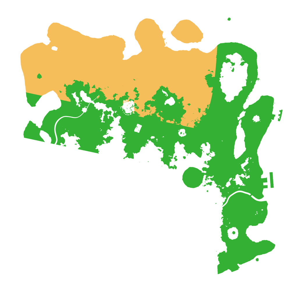 Biome Rust Map: Procedural Map, Size: 3850, Seed: 71266619