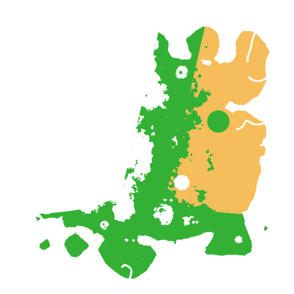Biome Rust Map: Procedural Map, Size: 3500, Seed: 38842636