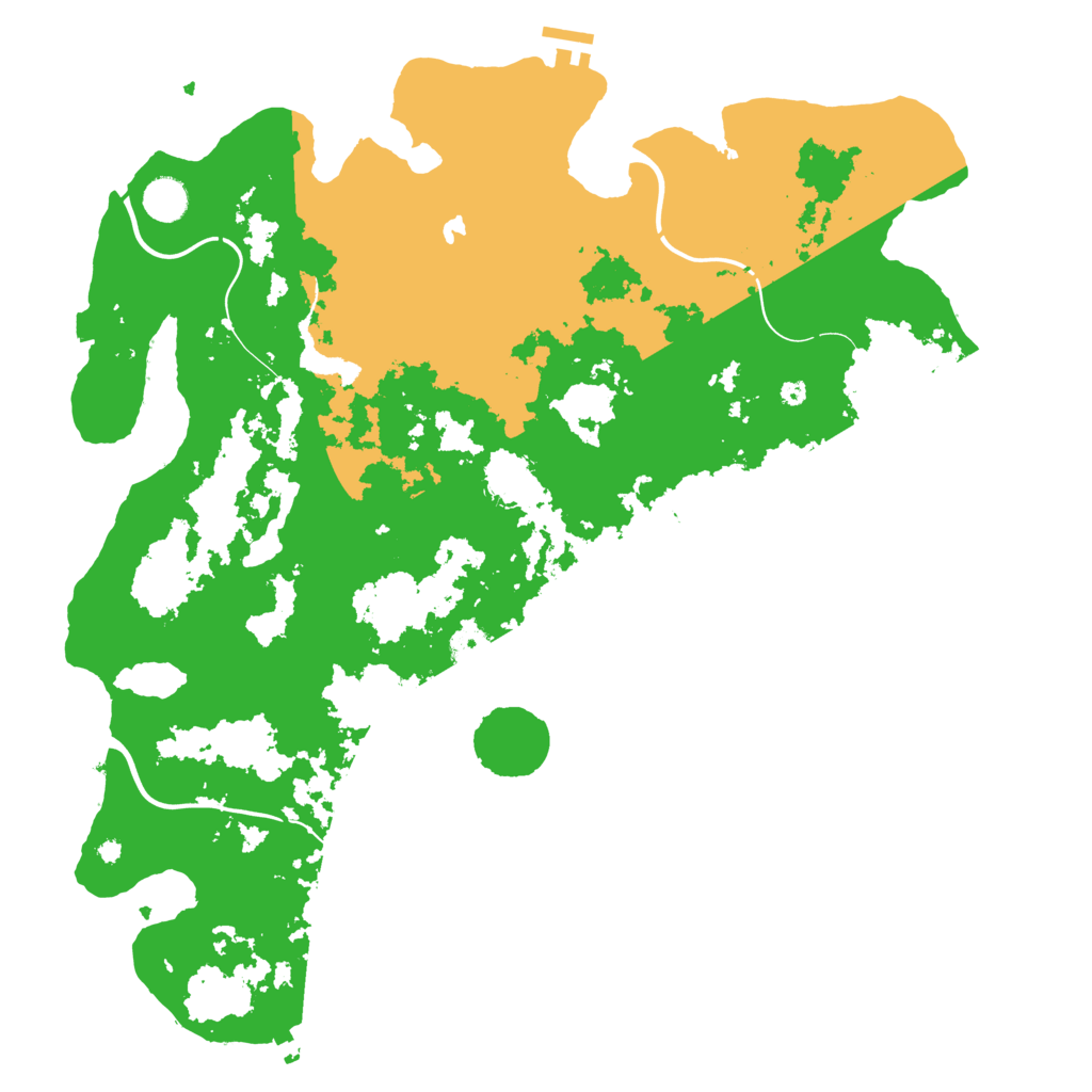 Biome Rust Map: Procedural Map, Size: 4300, Seed: 73288036