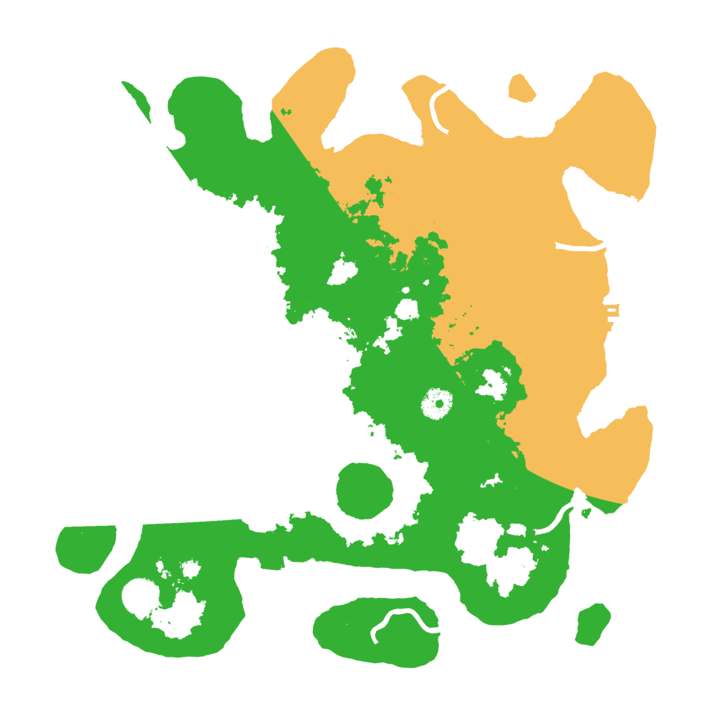 Biome Rust Map: Procedural Map, Size: 3500, Seed: 2068709417