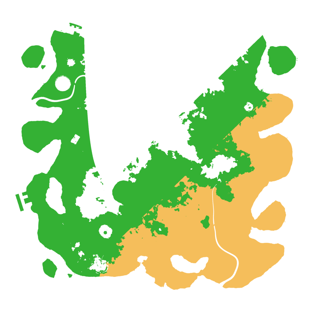 Biome Rust Map: Procedural Map, Size: 3650, Seed: 65567806