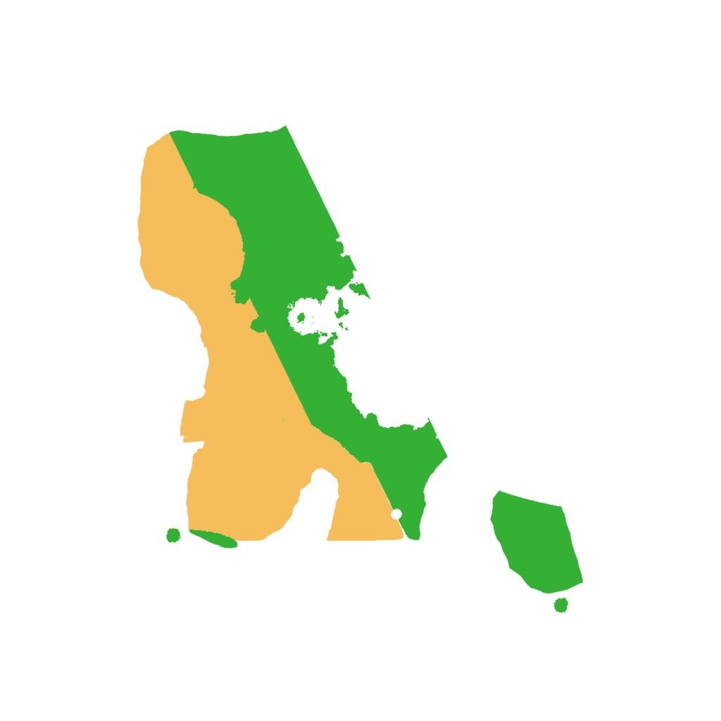 Biome Rust Map: Procedural Map, Size: 2000, Seed: 1627328406