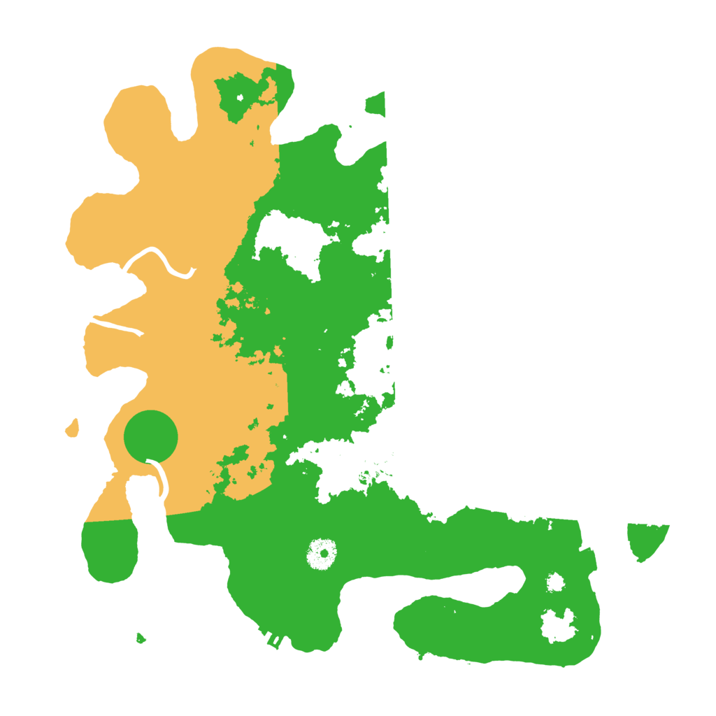 Biome Rust Map: Procedural Map, Size: 3500, Seed: 358499757