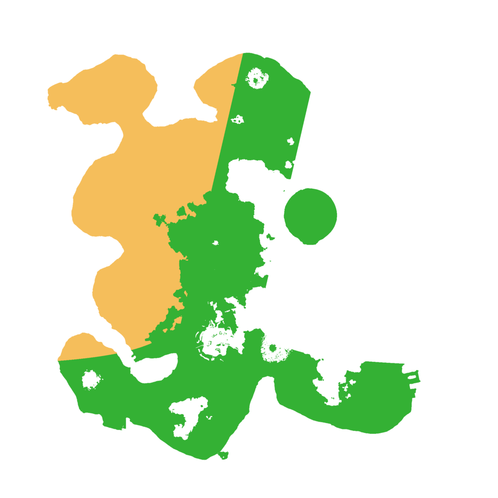 Biome Rust Map: Procedural Map, Size: 2500, Seed: 767091293