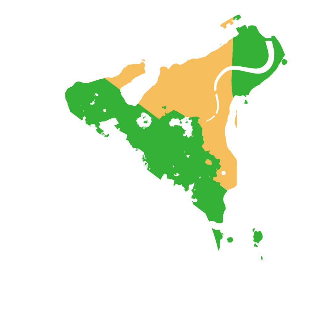 Biome Rust Map: Procedural Map, Size: 2200, Seed: 1770017746