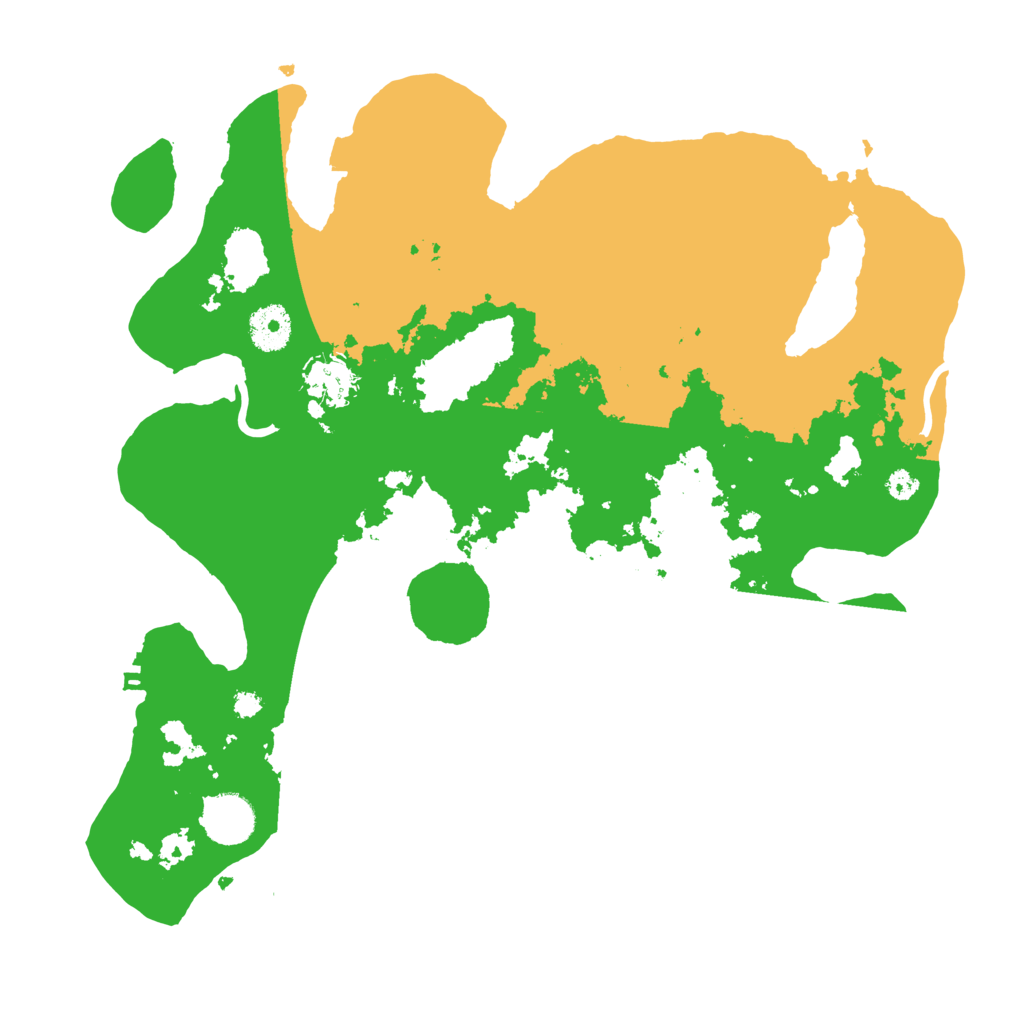 Biome Rust Map: Procedural Map, Size: 3500, Seed: 351817007