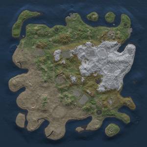 Thumbnail Rust Map: Procedural Map, Size: 4000, Seed: 472645620, 19 Monuments