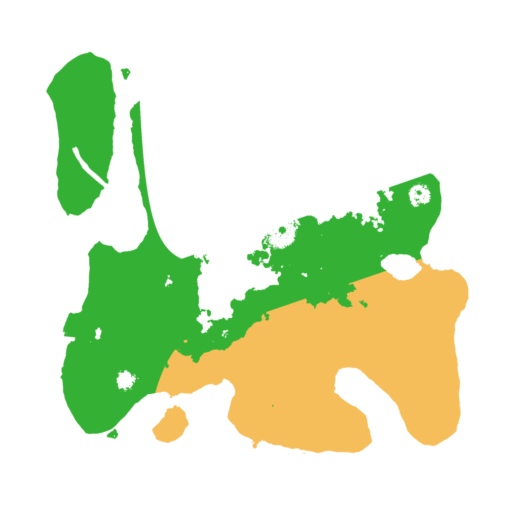 Biome Rust Map: Procedural Map, Size: 2500, Seed: 782020