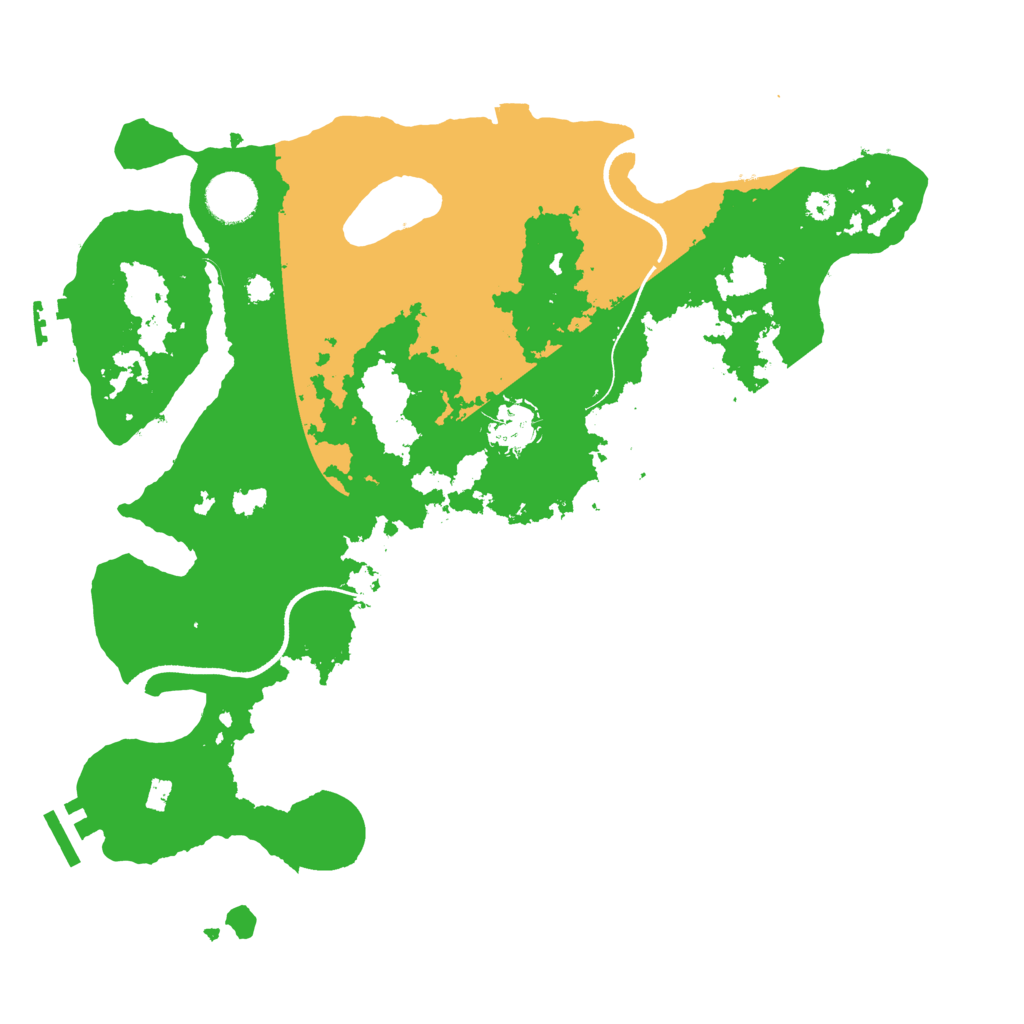 Biome Rust Map: Procedural Map, Size: 3500, Seed: 2069630505