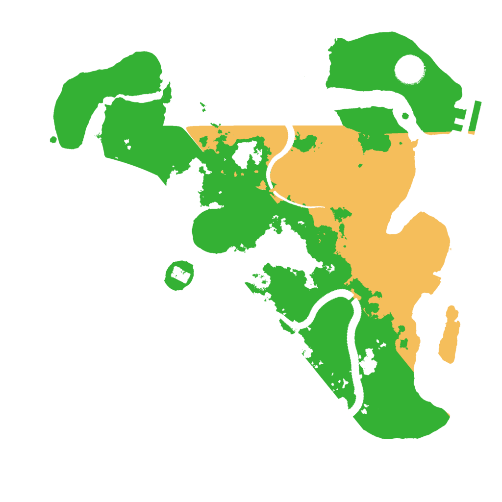 Biome Rust Map: Procedural Map, Size: 3000, Seed: 941430062