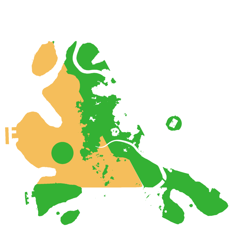 Biome Rust Map: Procedural Map, Size: 3000, Seed: 57966918