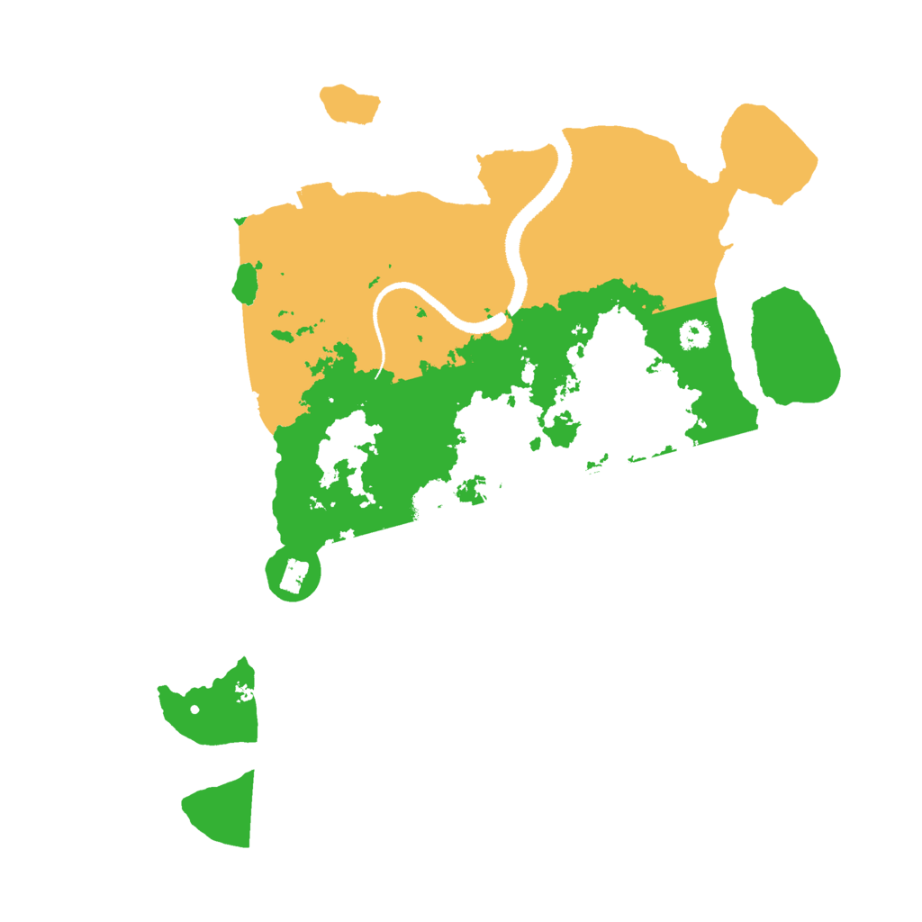Biome Rust Map: Procedural Map, Size: 3000, Seed: 6582