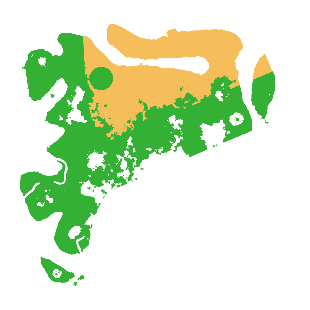 Biome Rust Map: Procedural Map, Size: 3500, Seed: 345671970