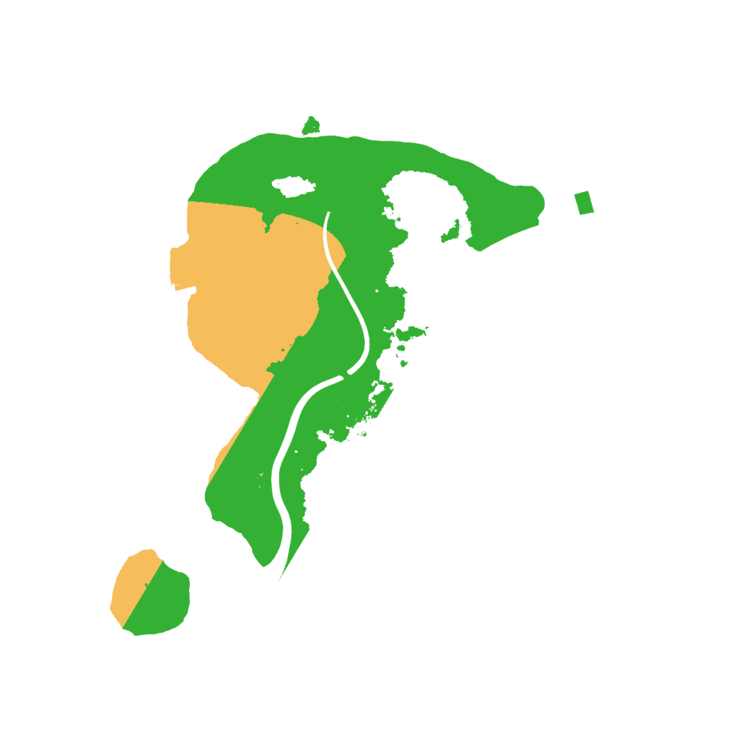 Biome Rust Map: Procedural Map, Size: 2000, Seed: 1976544988