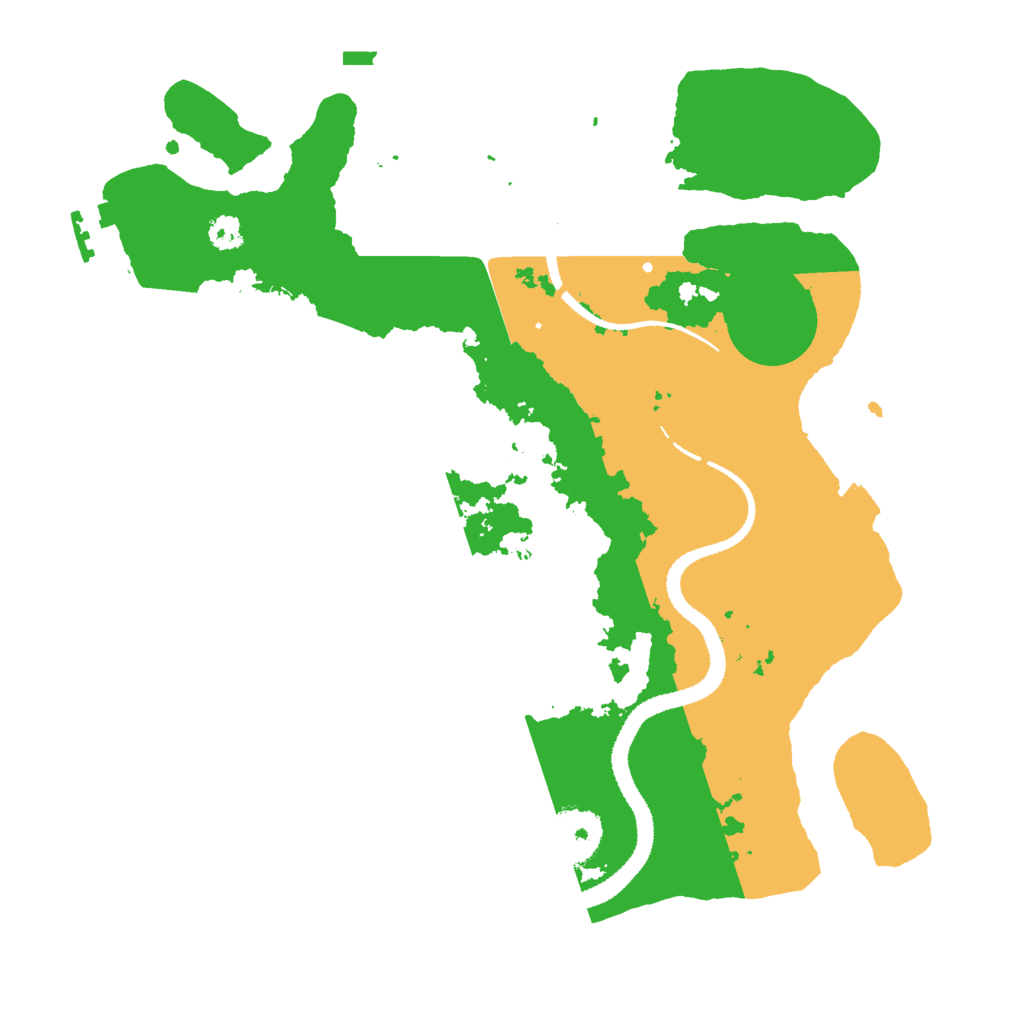 Biome Rust Map: Procedural Map, Size: 3000, Seed: 666813042