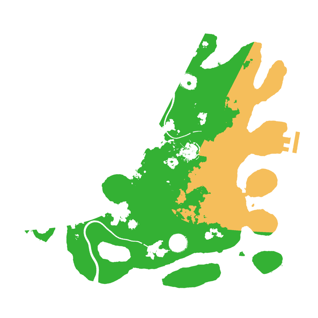 Biome Rust Map: Procedural Map, Size: 3000, Seed: 462452881