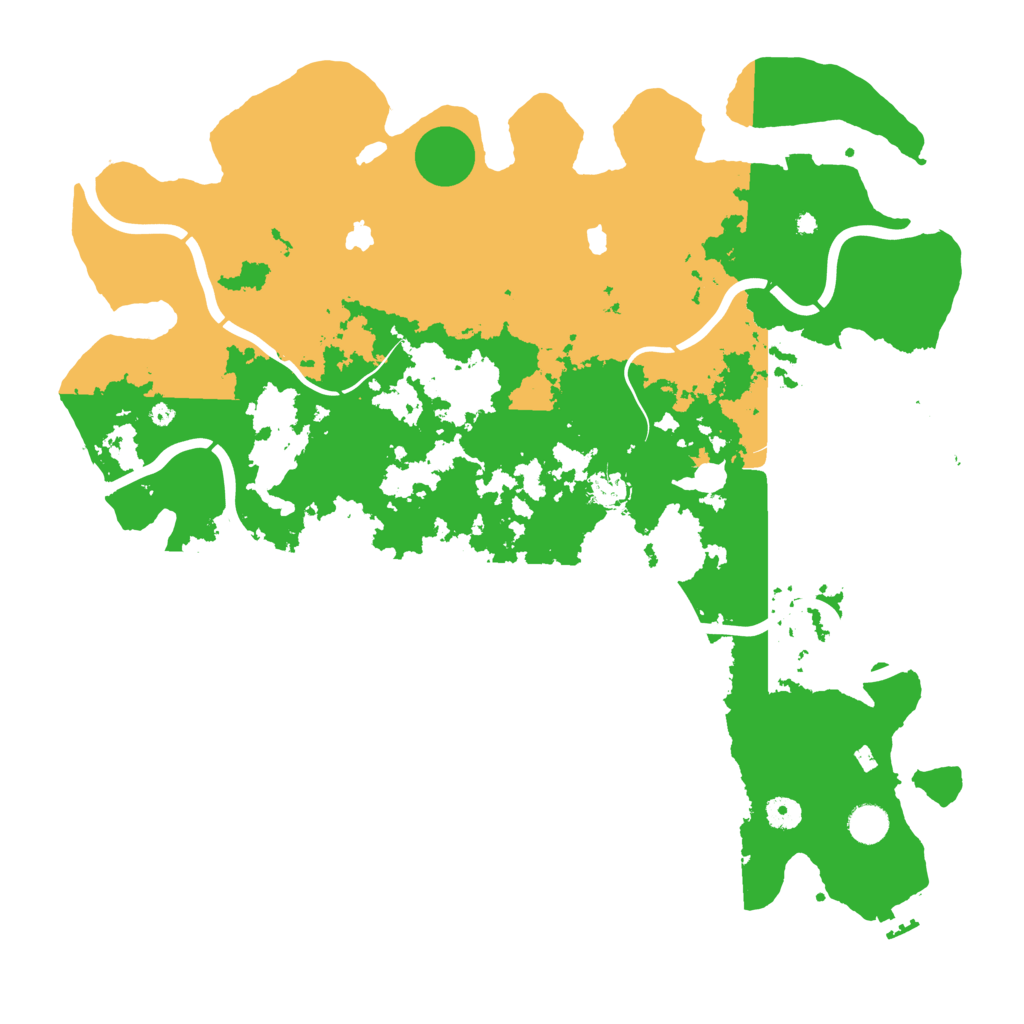 Biome Rust Map: Procedural Map, Size: 4500, Seed: 678894818