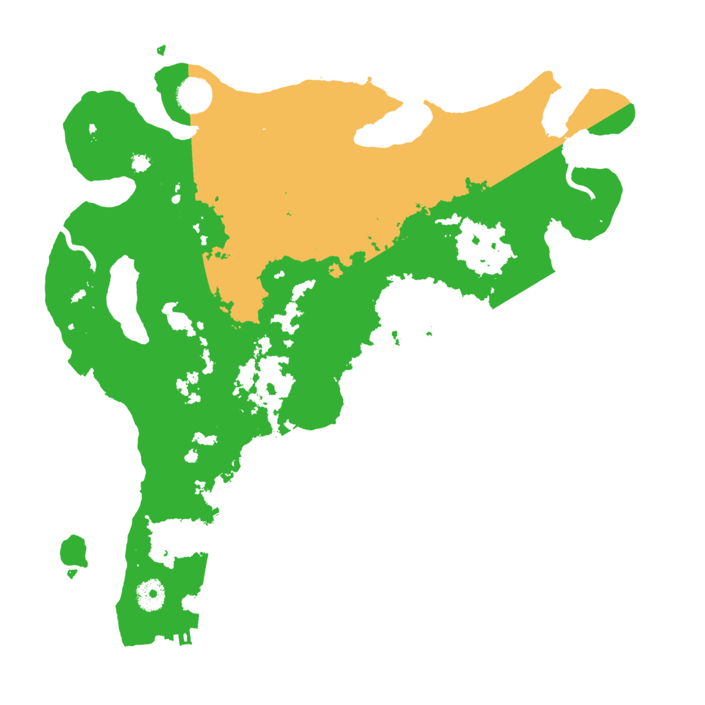Biome Rust Map: Procedural Map, Size: 3500, Seed: 883867701
