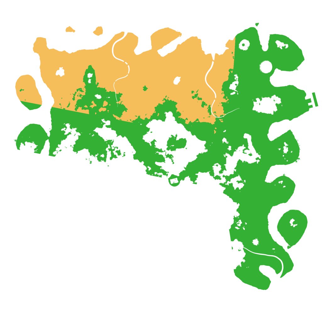 Biome Rust Map: Procedural Map, Size: 4550, Seed: 6738
