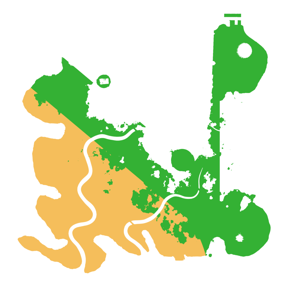 Biome Rust Map: Procedural Map, Size: 3500, Seed: 566457397