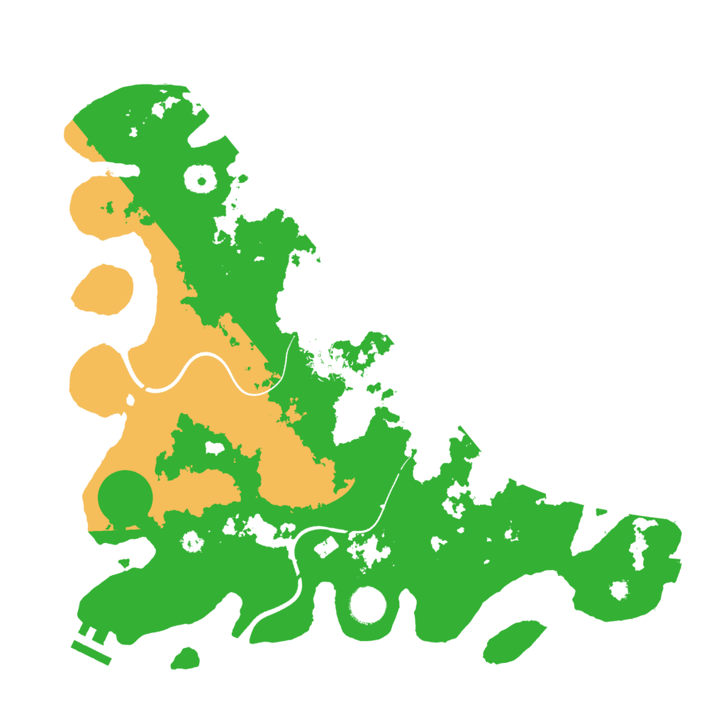 Biome Rust Map: Procedural Map, Size: 3500, Seed: 728279761