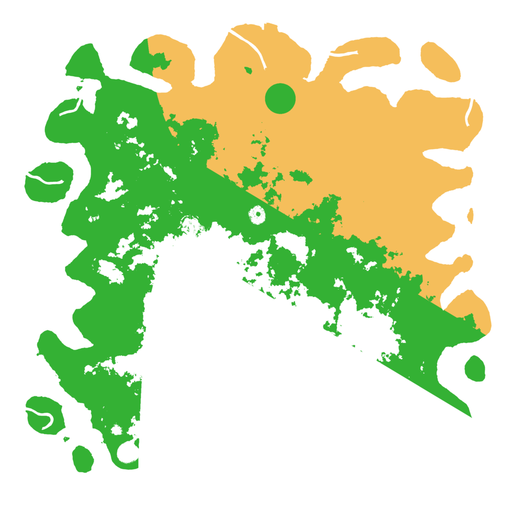 Biome Rust Map: Procedural Map, Size: 4500, Seed: 1181066691