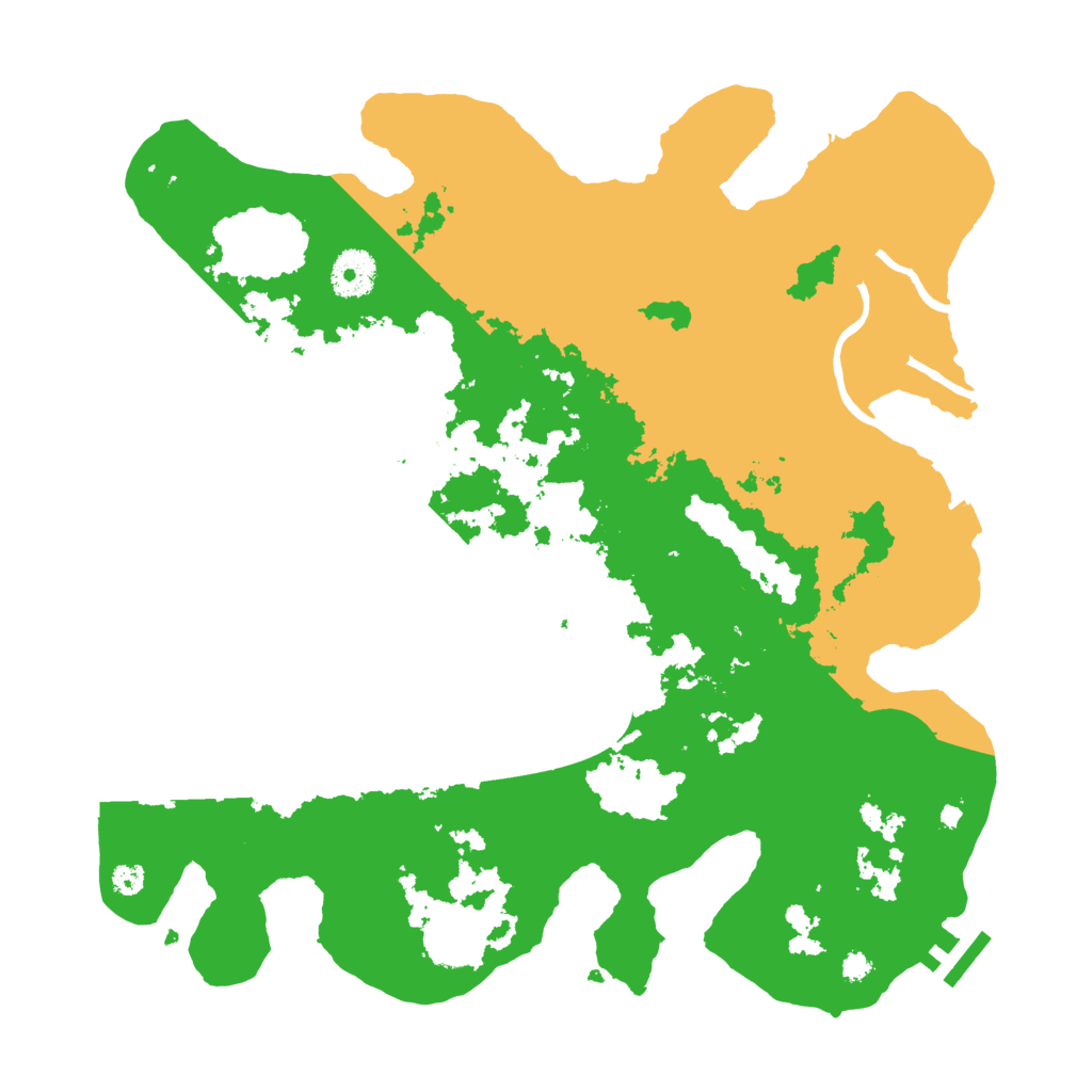 Biome Rust Map: Procedural Map, Size: 3500, Seed: 944022538