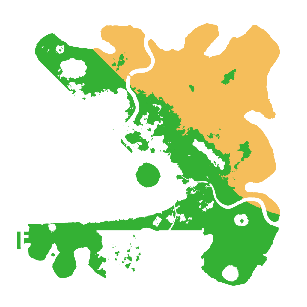 Biome Rust Map: Procedural Map, Size: 3500, Seed: 944022538