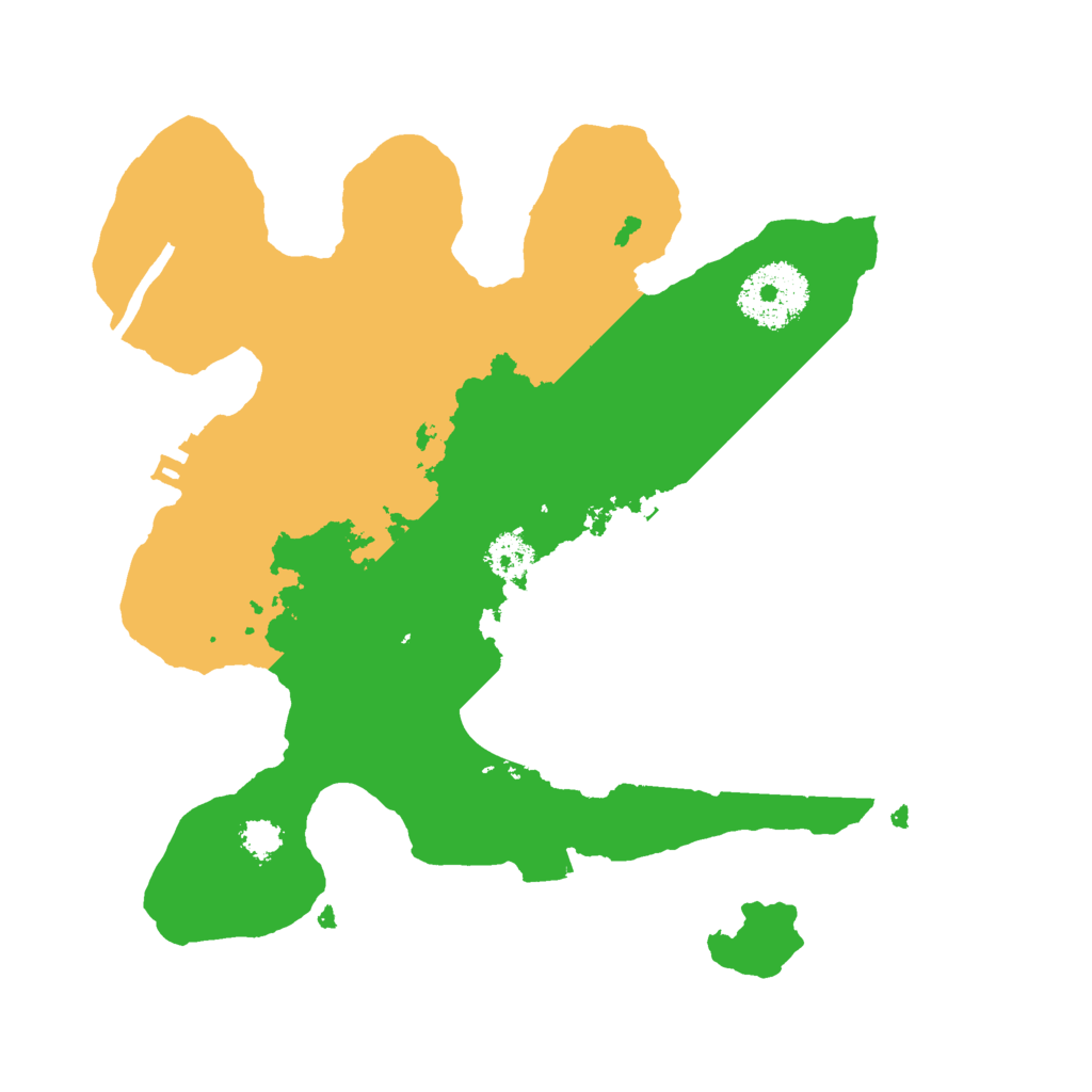 Biome Rust Map: Procedural Map, Size: 2500, Seed: 68241