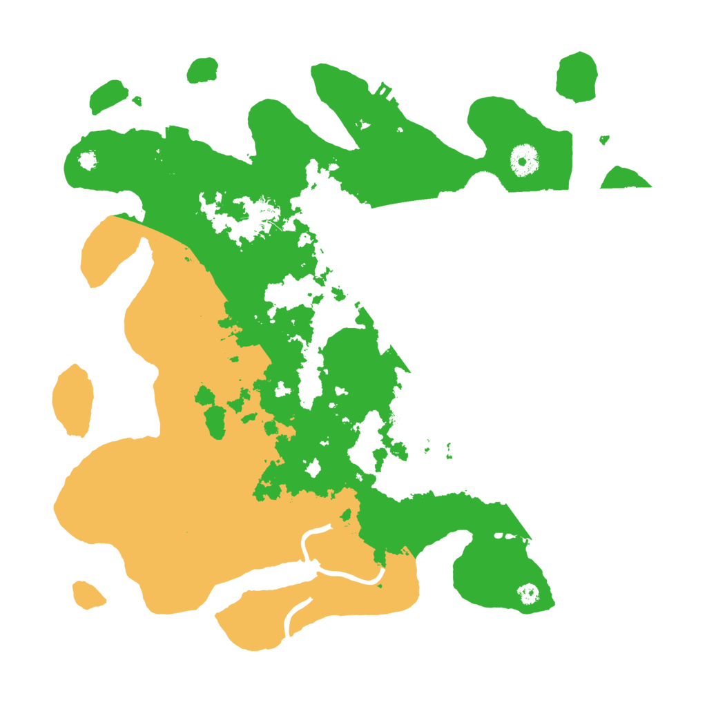 Biome Rust Map: Procedural Map, Size: 3500, Seed: 1302646784