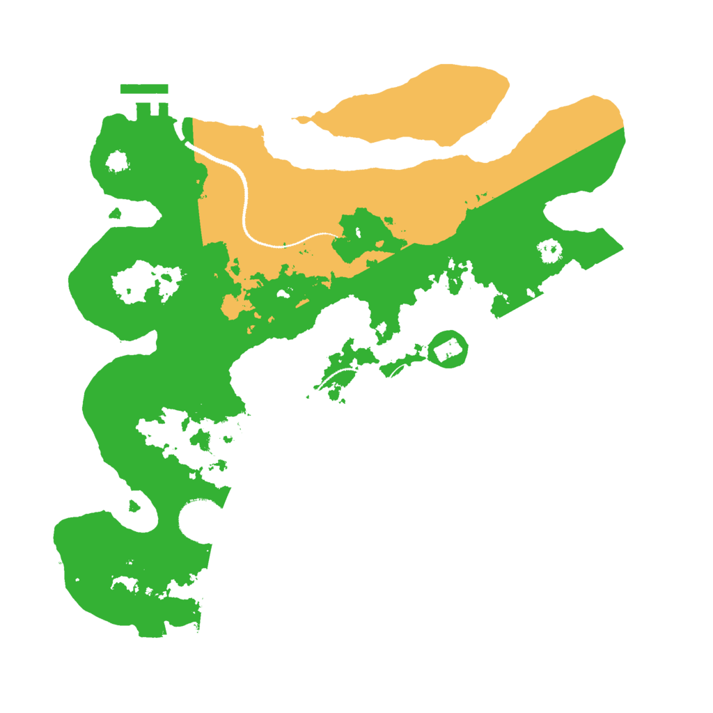 Biome Rust Map: Procedural Map, Size: 3000, Seed: 59777