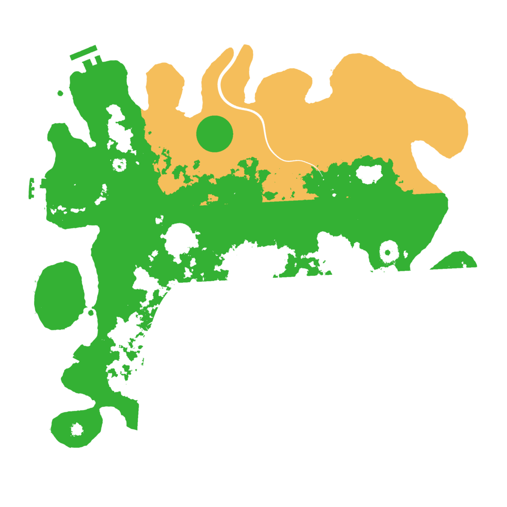 Biome Rust Map: Procedural Map, Size: 3650, Seed: 63529150