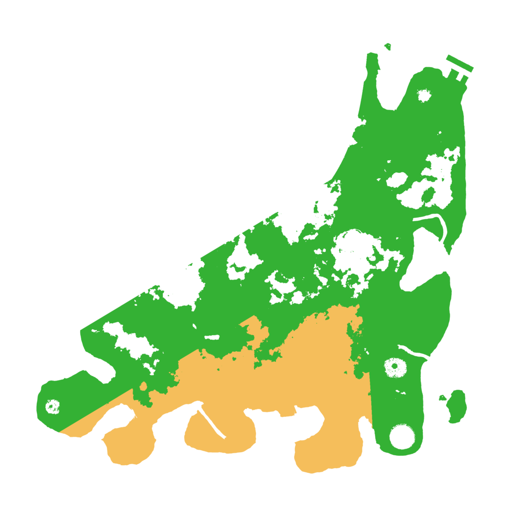 Biome Rust Map: Procedural Map, Size: 3600, Seed: 69347556