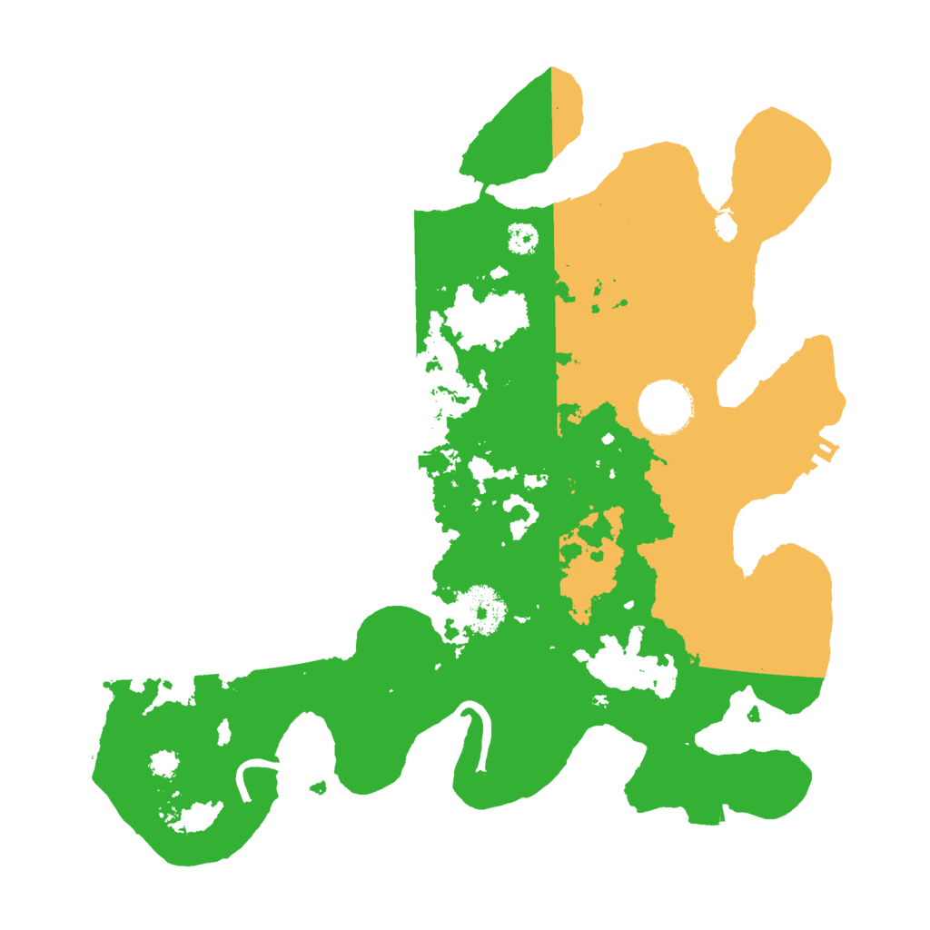 Biome Rust Map: Procedural Map, Size: 3000, Seed: 2463827