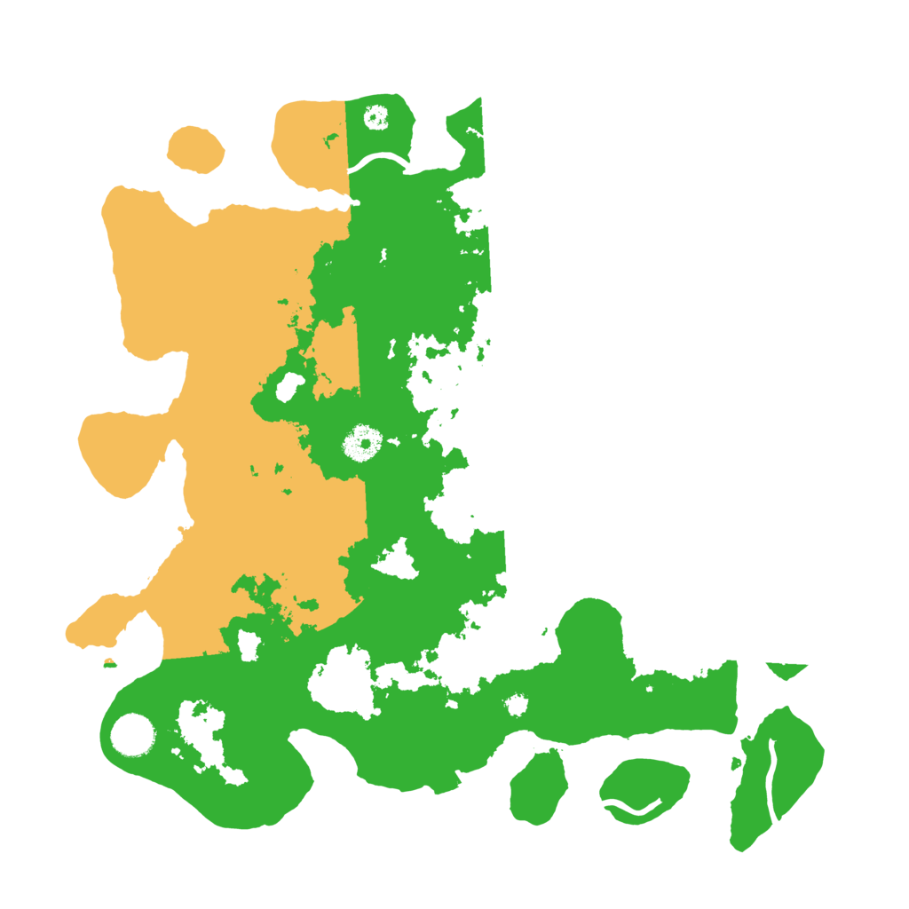 Biome Rust Map: Procedural Map, Size: 3700, Seed: 957823969