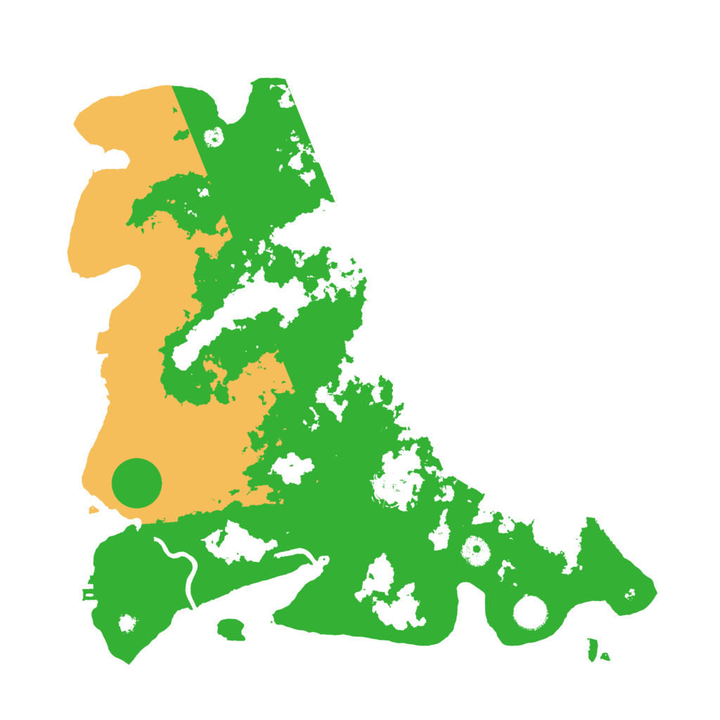 Biome Rust Map: Procedural Map, Size: 3800, Seed: 231735013