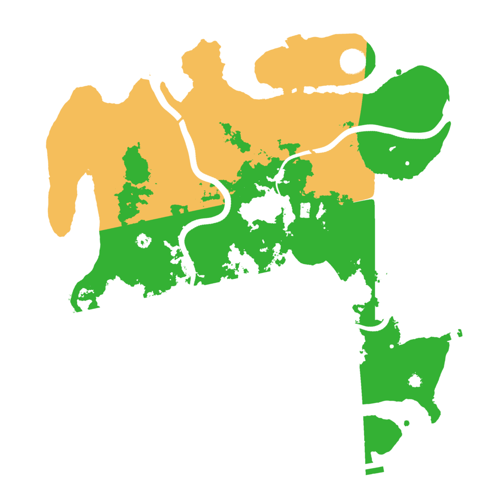Biome Rust Map: Procedural Map, Size: 3500, Seed: 683439425