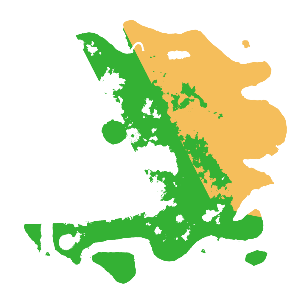 Biome Rust Map: Procedural Map, Size: 3500, Seed: 515797398