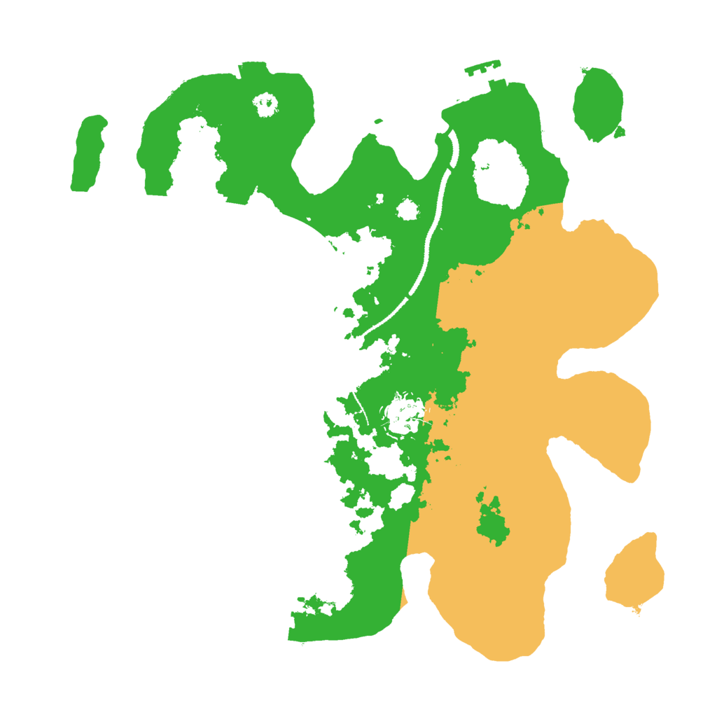 Biome Rust Map: Procedural Map, Size: 3000, Seed: 614094689
