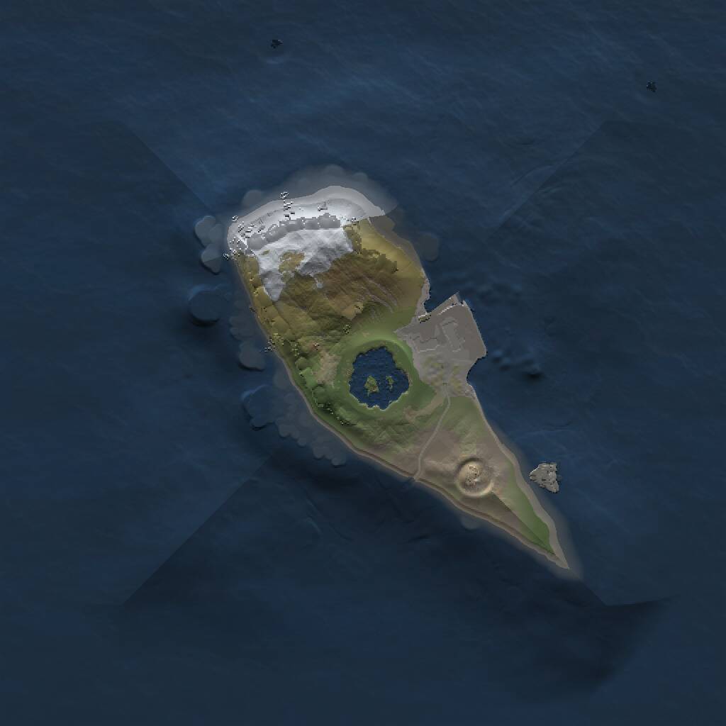 Rust Map: Procedural Map, Size: 1250, Seed: 172123, 1 Monuments